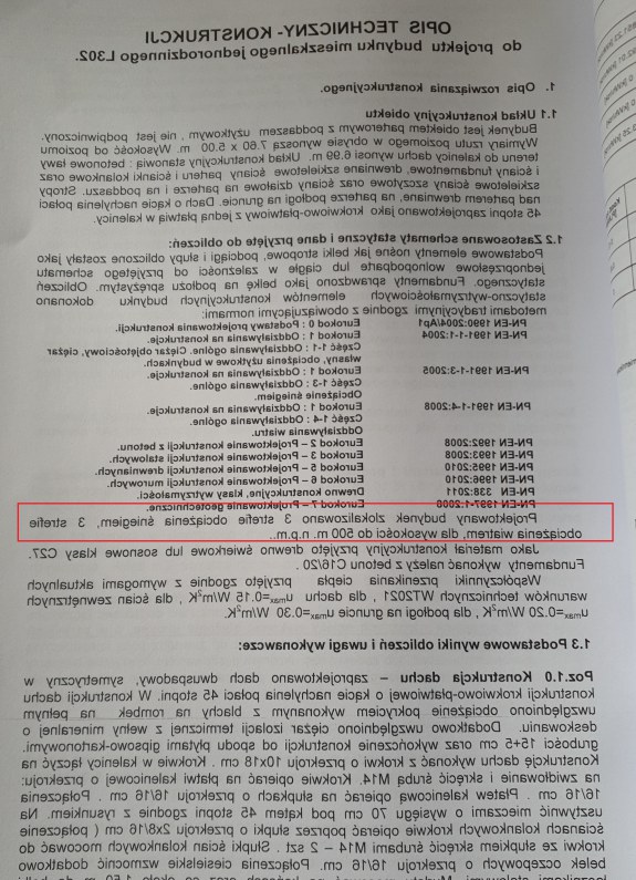 opis techniczny