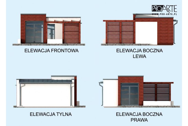 PALMAS szkielet drewniany dom letniskowy