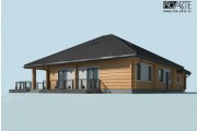 ALEXANDRIA projekt domu z bali drewnianych