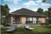 ALEXANDRIA projekt domu z bali drewnianych