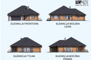 ALEXANDRIA projekt domu z bali drewnianych