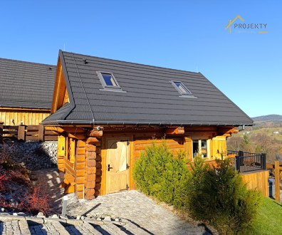 L-132. Zgrabny dom z bali, co wygląda niepozornie, a daje prawdziwy góralski komfort